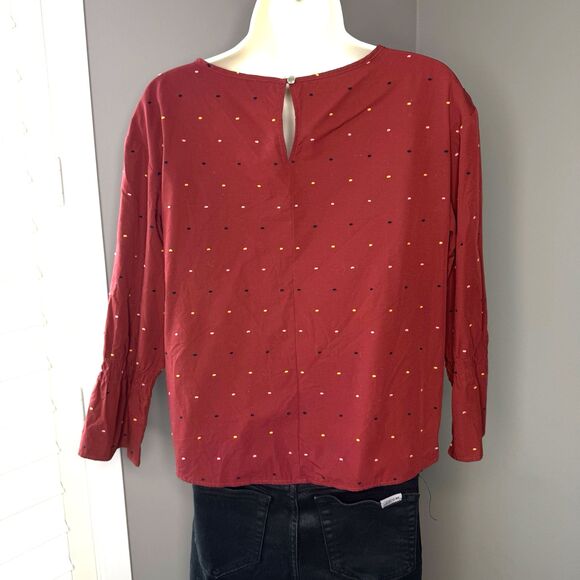 TOMMY HILFIGER Size 4 Blouse Pullover *read* 100% COTTON - Picture 6 of 12